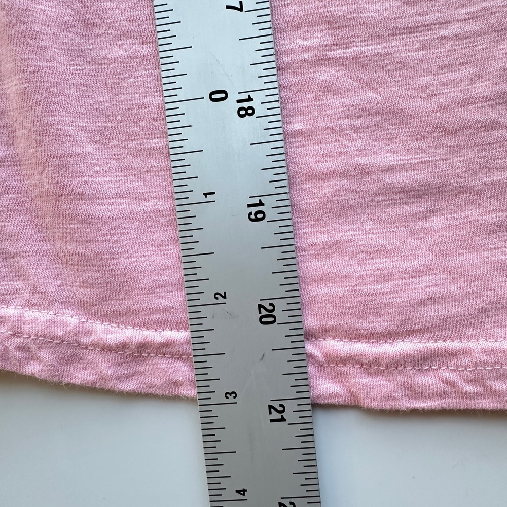 MISSLOOK Tee Shirt Pink V-Neck Top Casual Basic Cotton Blend Travel Small - Picture 8 of 8